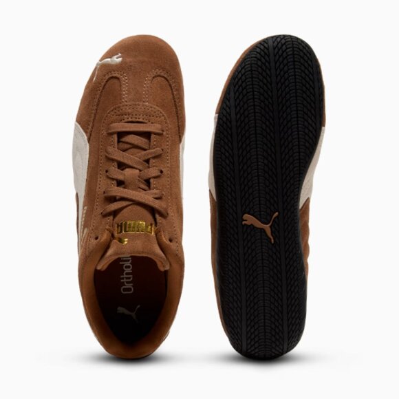 Puma Speedcat Brown Suede Motorsport Sneakers Y2K Style Wmn's Sz US10/EU41 - Picture 6 of 6